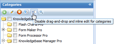 Inline edit disabling in Knowledge Base Software